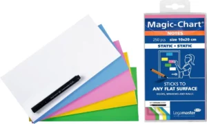 Legamaster Magic-Chart notes, 250 vel, ft 10 x 20 cm, assorti — toebehoren voor whiteboards