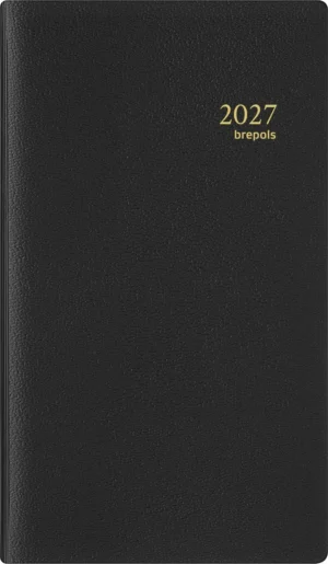 Brepols Notaplan Genova, zwart, 2027 — zakagenda 2027