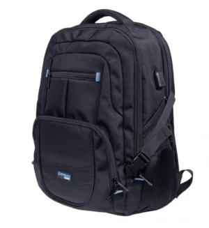 Donau Travel rugzak Amsterdam, 35 l, 17 inch, zwart — detail 2