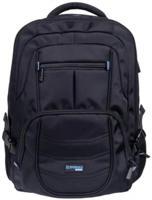 Donau Travel rugzak Amsterdam, 35 l, 17 inch, zwart — laptoptas