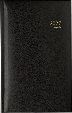 Brepols Interplan Lima, zwart, 2027 — zakagenda 2027