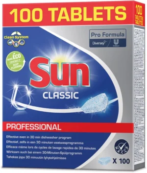 Sun Pro Formula Classic vaatwastabletten, doos van 100 stuks — afwasproduct