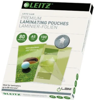 Leitz Ilam lamineerhoes ft A5, 160 micron (2 x 80 micron), pak van 100 stuks — toebehoren voor lamineermachines