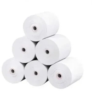 Thermorol papier, 48 g, 57 mm x 9 m, asgat 12 mm, doos van 50 rollen — detail 2
