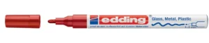 Rode edding e-751 glanslakmarker met ronde punt