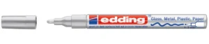 Edding glanslakmarker e-751 CR zilver — paint markers