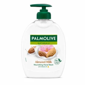 PALMOLIVE Naturals Plus handzeep Almond mik, flacon van 300 ml — zeepdispenser
