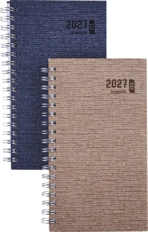Brepols agenda Ecorama, Kazar, assorti, 2027, spiraalgebonden — eco deco agenda 2027