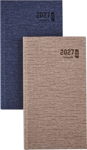 Brepols agenda Ecorama, Kazar, assorti, 2027, boekgebonden — eco deco agenda 2027
