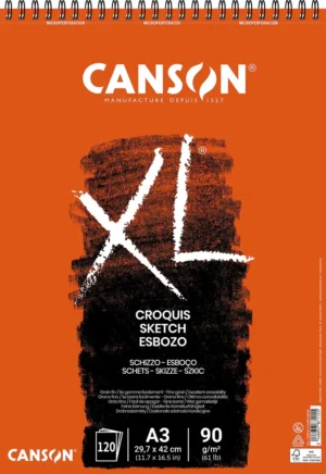Canson schetsboek XL, 90 g/m², ft A3, 120 vel — schetsblok