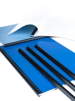 Pavo klemstrips, pak van 25 stuks, 6 mm, zwart — toebehoren voor thermische inbindmachines