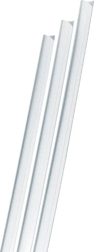 Pavo klemstrips, pak van 25 stuks, 3 mm, transparant — toebehoren voor thermische inbindmachines
