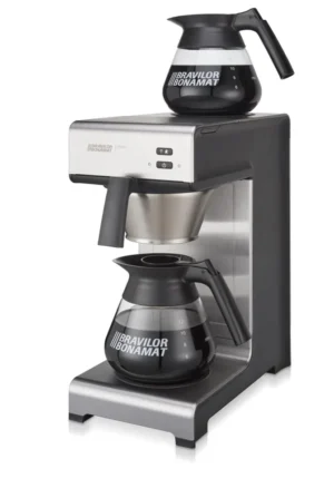 Bravilor Bonamat filterkoffieapparaat Mondo met 2 glazen koffiekannen — detail 2