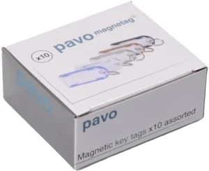 Pavo Magnettag sleutelhanger, pak van 10 stuks, assorti — detail 2