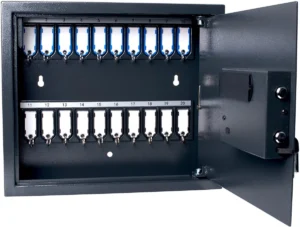 Pavo Magnettag sleutelkast, voor 20 sleutelhangers, donkergrijs — sleutelkastjes en -hangers