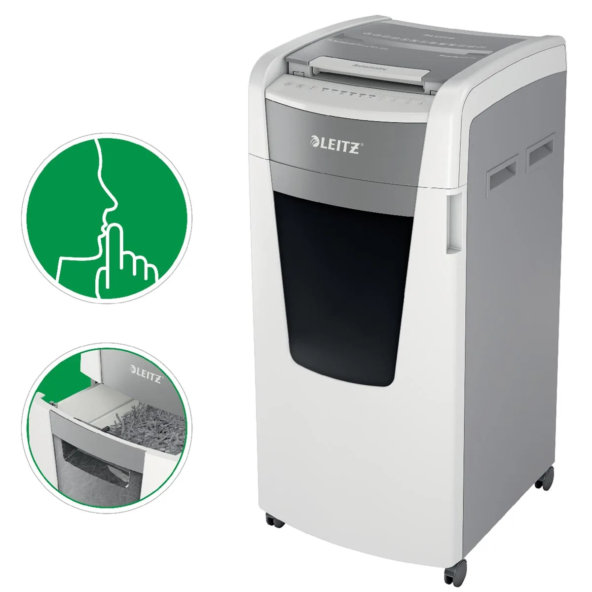 Leitz IQ Autofeed office pro 600 papiervernietiger P4 — detail 4
