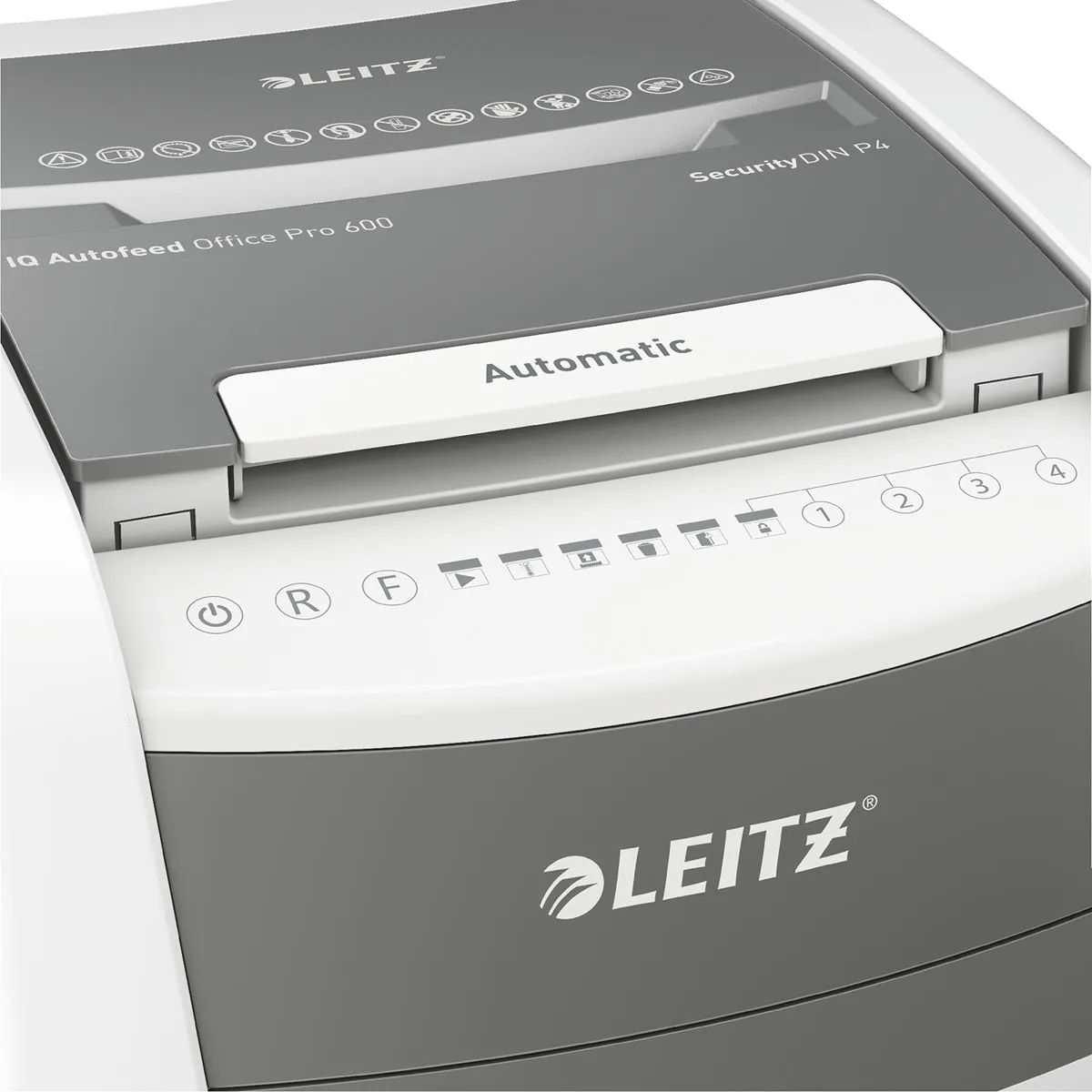 Leitz IQ Autofeed office pro 600 papiervernietiger P4 — detail 8