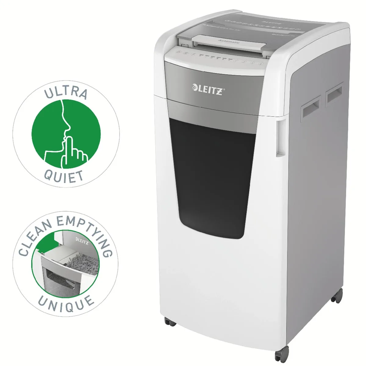 Leitz IQ Autofeed office pro 600 papiervernietiger P5 — detail 4