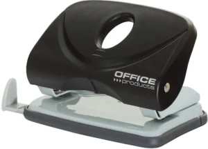 OFFICE products perforator, 20 blad, in PP, zwart — 2-gaats perforators
