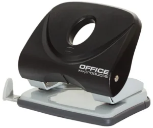 OFFICE products perforator, 30 blad, in PP, zwart — 2-gaats perforators
