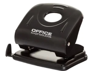 OFFICE products perforator, 30 blad, in metaal, zwart — 2-gaats perforators