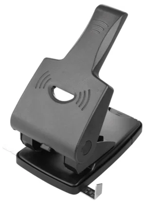OFFICE products perforator, 65 blad, in metaal, zwart — 2-gaats perforators