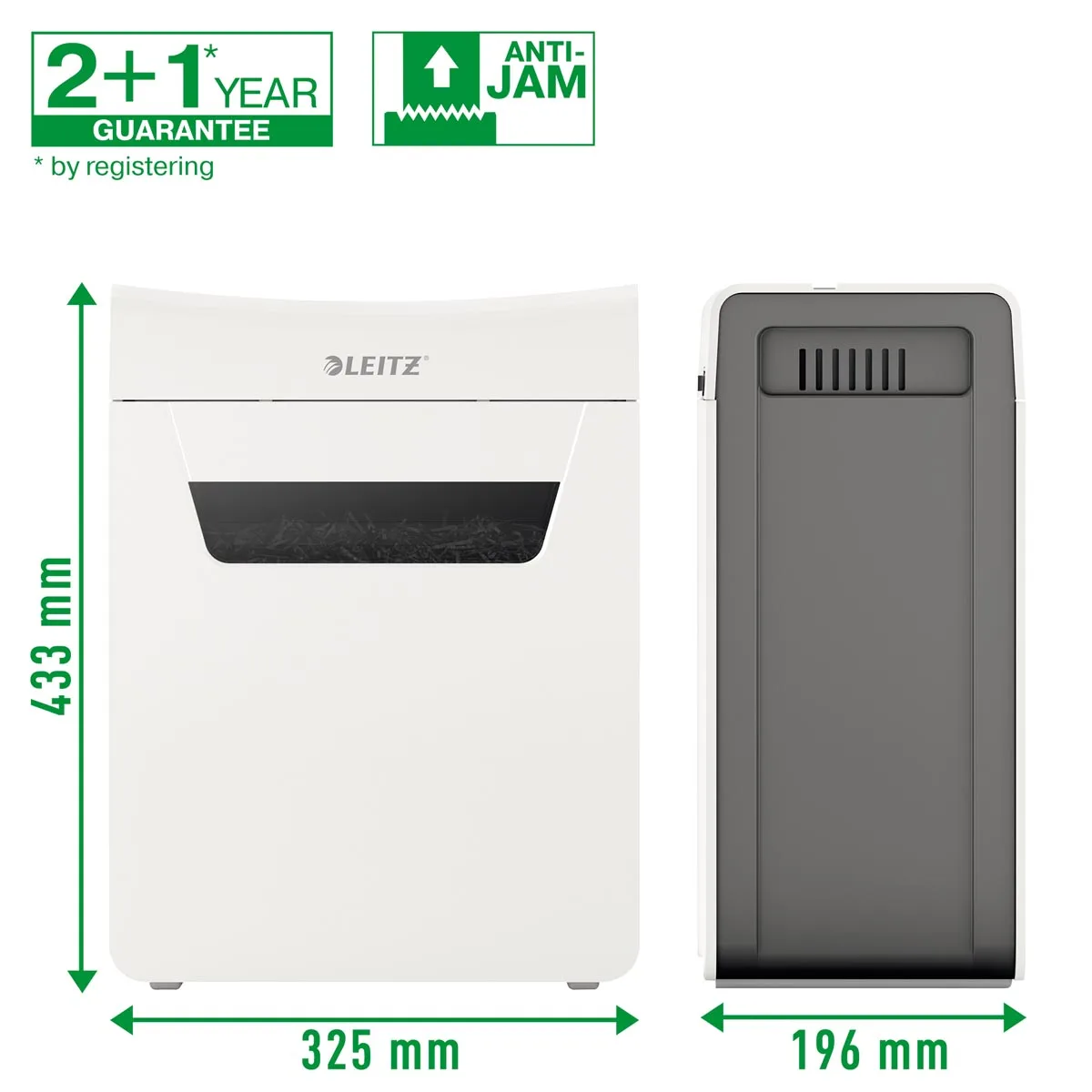 Leitz IQ Protect Premium papiervernietiger 8X — detail 2