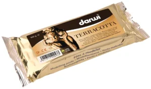 Darwi boetseerpasta Terracotta, pak van 500 g — zelfhardende boetseerpasta