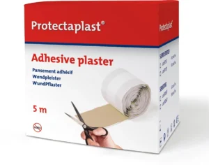 Protectaplast Elastic textielpleister, ft 6 cm x 5 m, op rol — ehbo-artikel
