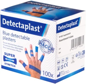Detectaplast Elastic textielpleister, assorti afmetingen, pak van 100 stuks — detail 2