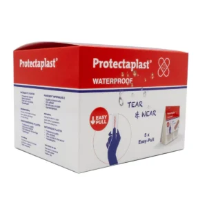 Doos Protectaplast Tear & Wear waterproof Easy-Pull pleisters van 25 × 72 mm in vleeskleur