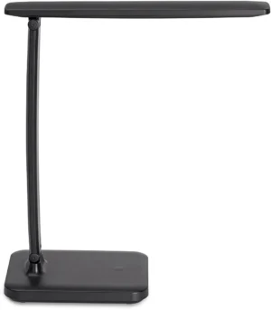 MAUL bureaulamp Sally, LED, dimbaar, op voet, zwart — detail 2