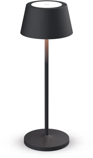 MAUL tafellamp Nina, LED, dimbaar, op voet, antraciet — staande lampen