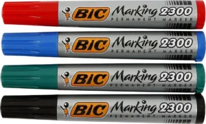 Bic permanent marker Marking 2300 ECOlutions, doos van 4 stuks, assorti — detail 2