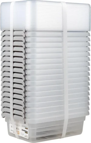 DONAU Home opbergdoos, 1 liter, transparant — detail 2