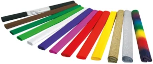 Folia crêpepapier, ft 250 x 50 cm, 32 gram, wit — detail 2