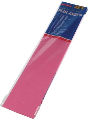 Folia crêpepapier, ft 250 x 50 cm, 32 gram, lichtroze — hobbypapier en -karton