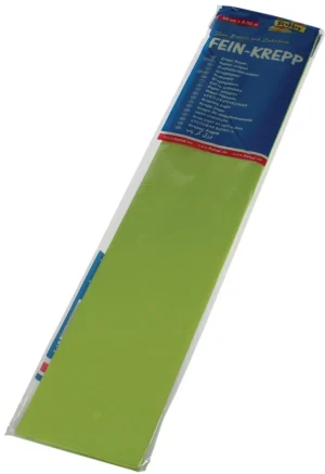 Folia crêpepapier, ft 250 x 50 cm, 32 gram, lichtgroen — hobbypapier en -karton