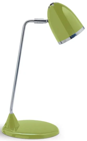 MAULstarlet bureaulamp, spaarlamp, op voet, groen — energiebesparende lampen