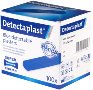 Detectaplast Elastic textielpleister, ft 19 x 72 mm, pak van 100 stuks — detail 2