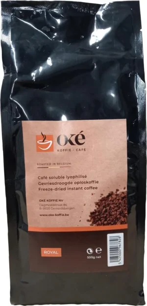 Pak OKE Koffie Royal instantkoffie van 500 g