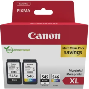 Canon photo value pack met PG-545XL en CL-546XL cartridges en fotopapier