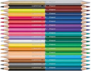 Maped kleurpotlood Color'Peps Duo, blister met 18 stuks — detail 2