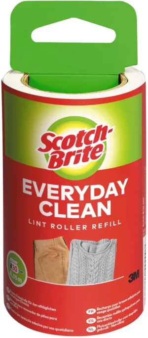 Scotch-Brite pluizenkleefroller navulling, 30 vellen — schoonmaakbenodigdheden