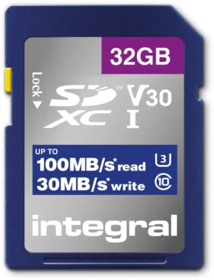 Integral geheugenkaart SDXC V30, 32 GB — usb sticks