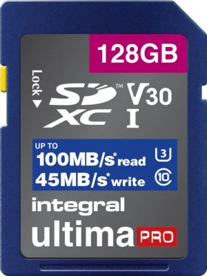 Integral geheugenkaart SDXC V30, 128 GB — detail 2