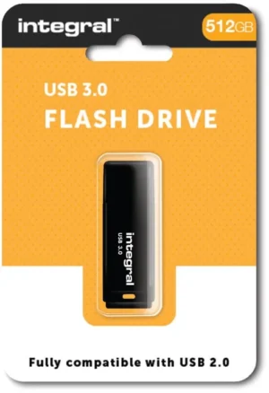 Integral USB stick 3.0 Black, 512 GB, zwart — detail 2