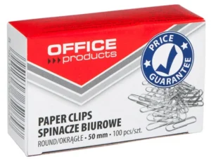 Doos OFFICE products gegalvaniseerde papierklemmen van 50 mm met 100 stuks