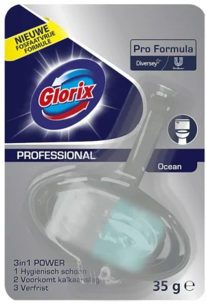 Glorix toiletblok, Ocean Fresh, 35 g — reinigingsproduct