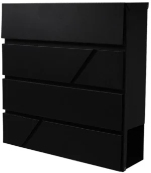 Brievenbus Deluxe PB200, zwart — receptie